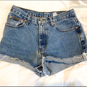 SOLD⚡️High waisted Calvin Klein Shorts⚡️